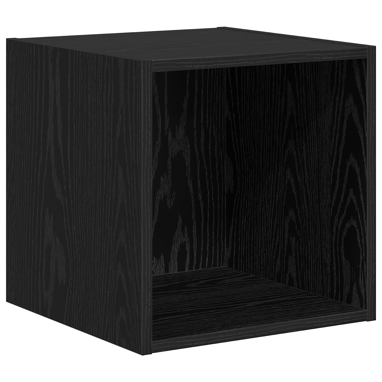 Set dulap TV 2 pcs Stejar negru 37 x 37 x 142.5 cm GartenMobel Dekor