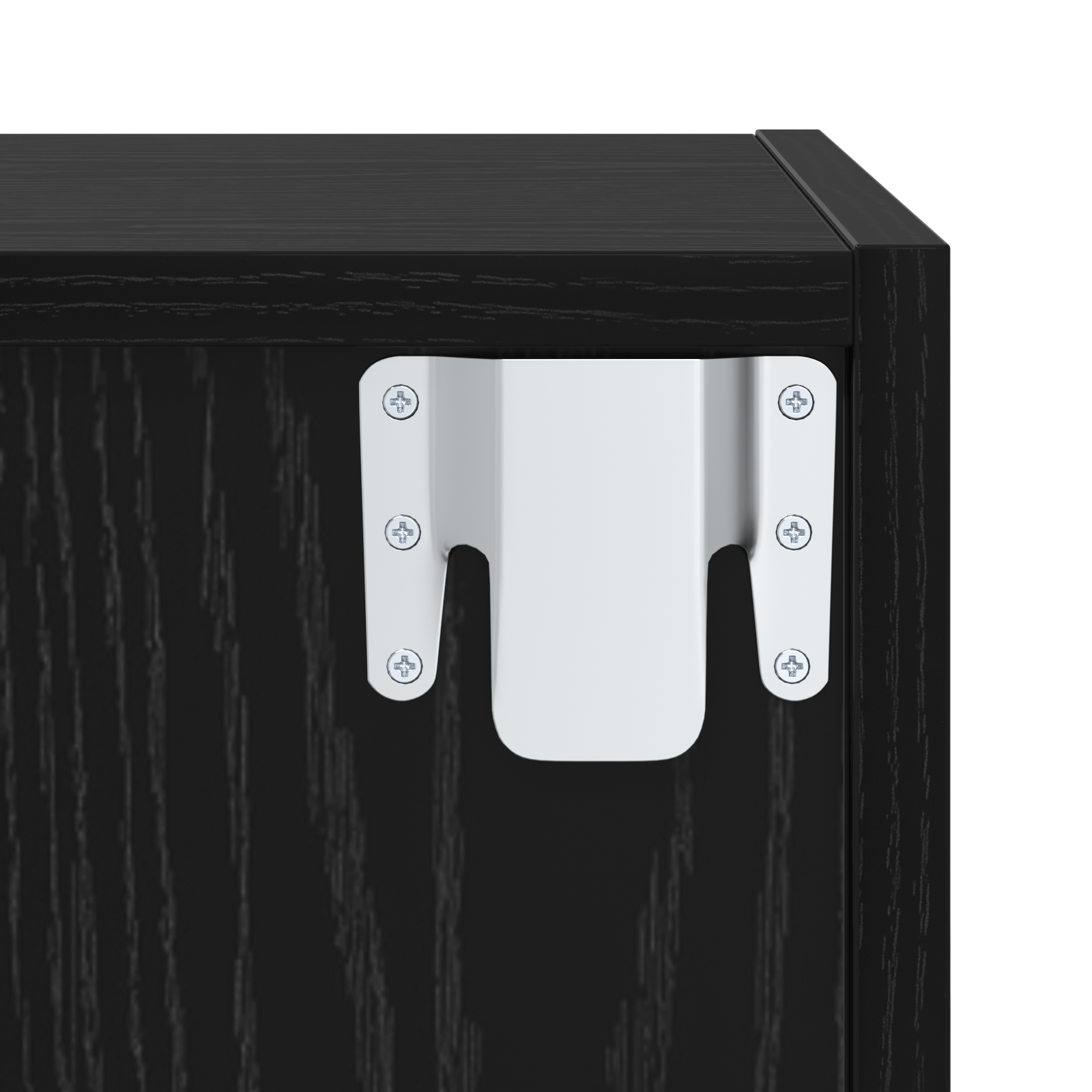 Set dulap TV 2 pcs Stejar negru 37 x 37 x 142.5 cm GartenMobel Dekor