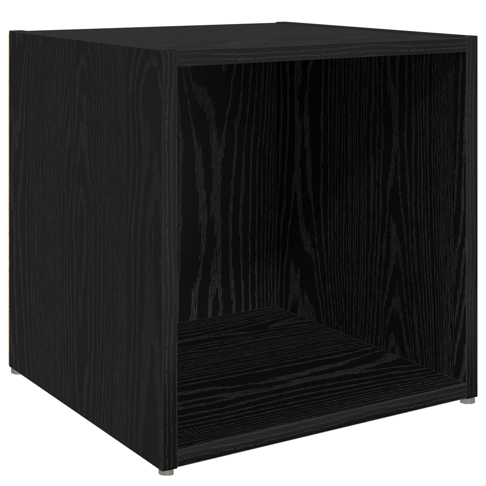 Set dulap TV cu raft cu depozitare 8 pcs Stejar Negru Lemn compozit GartenMobel Dekor