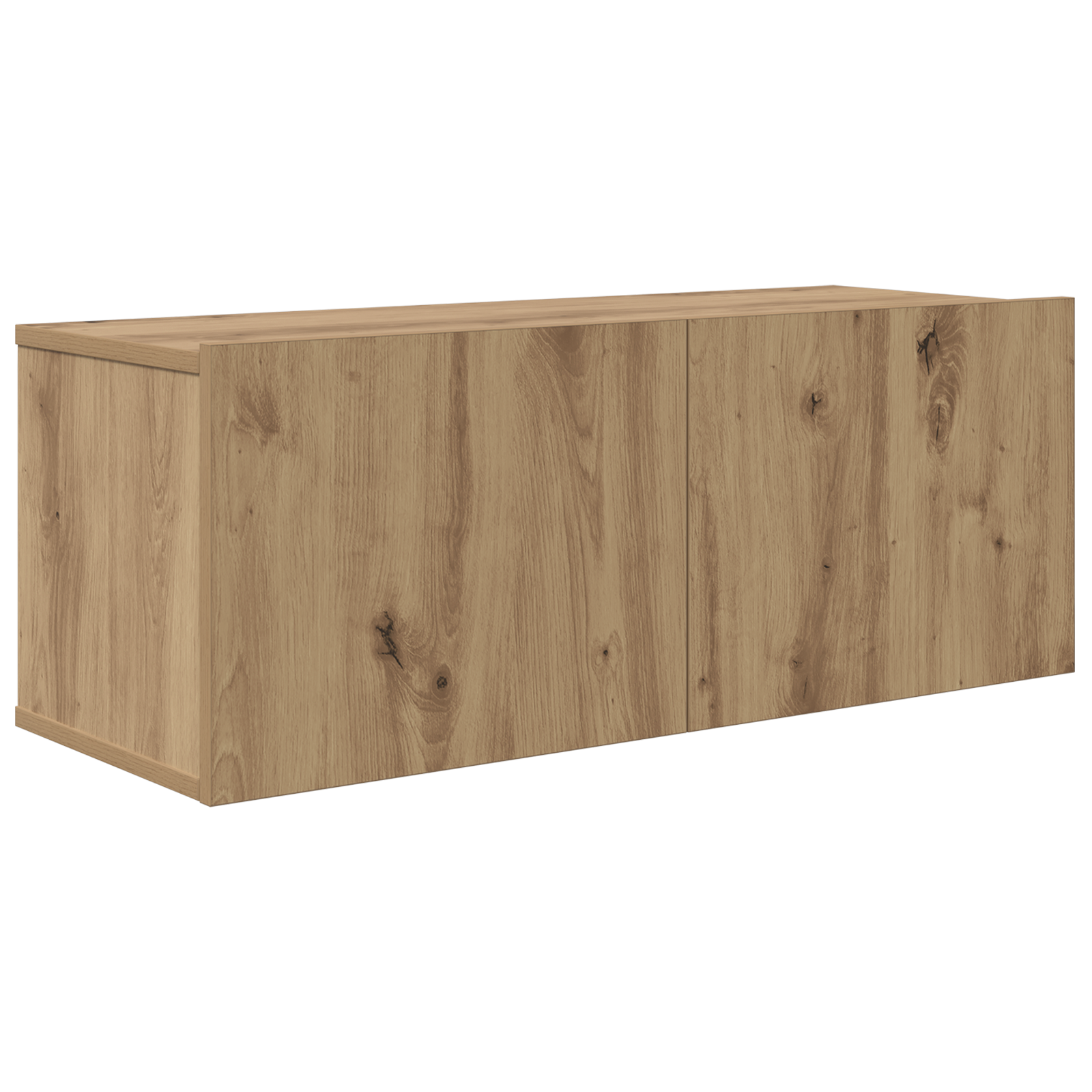 Dulap pentru TV pe Perete cu raft Altele cu depozitare cu ușă 4 pcs Stejar artisanal GartenMobel Dekor