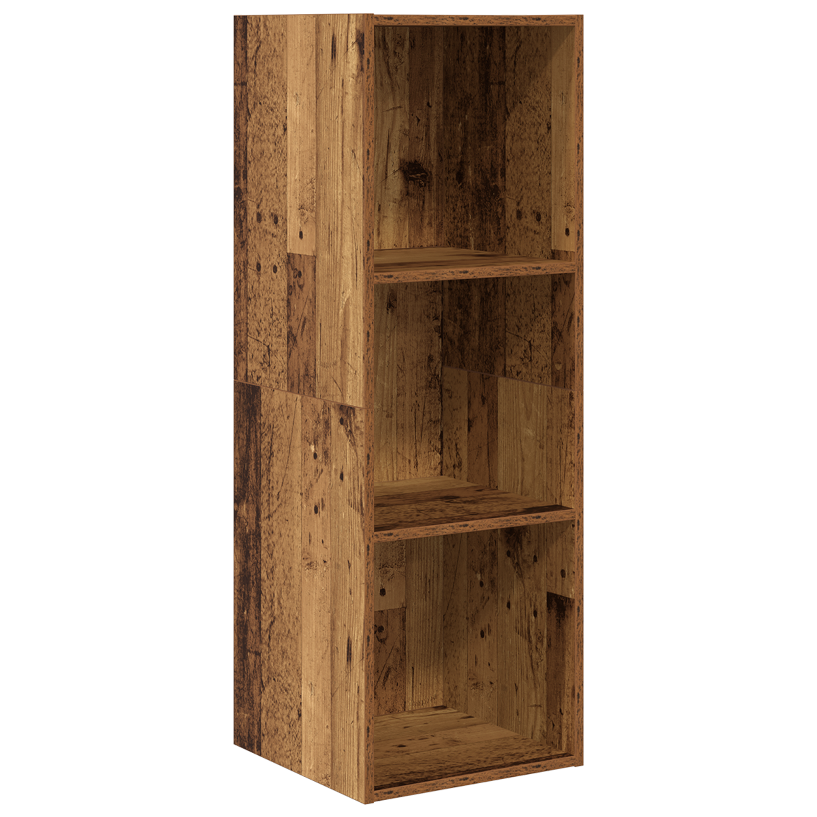 Set comodă TV 4 pcs Lemn vechi 37 x 37 x 142.5 cm Lemn compozit GartenMobel Dekor