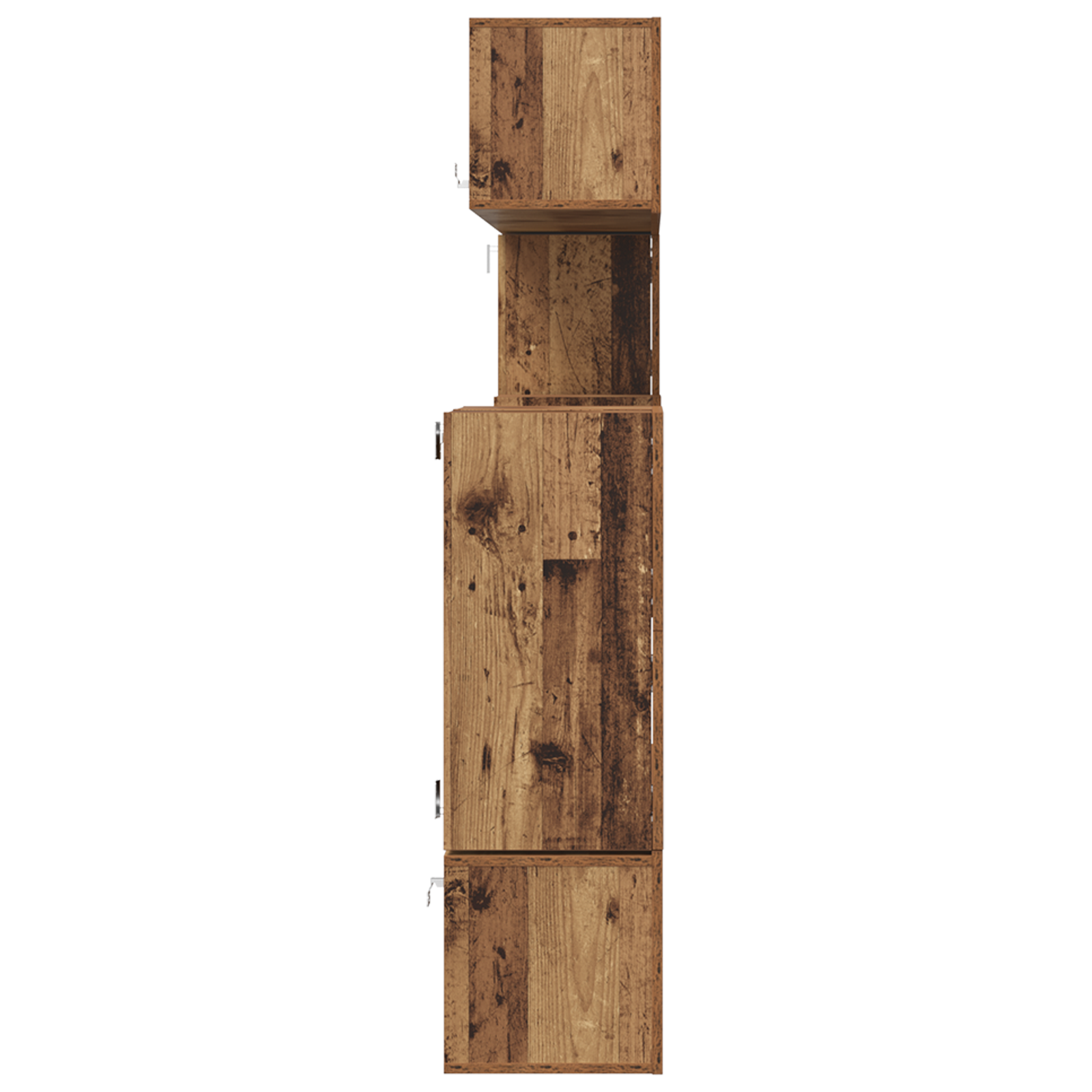 Set comodă TV 8 pcs Lemn vechi Mediu 30.5 x 30 x 30 cm GartenMobel Dekor