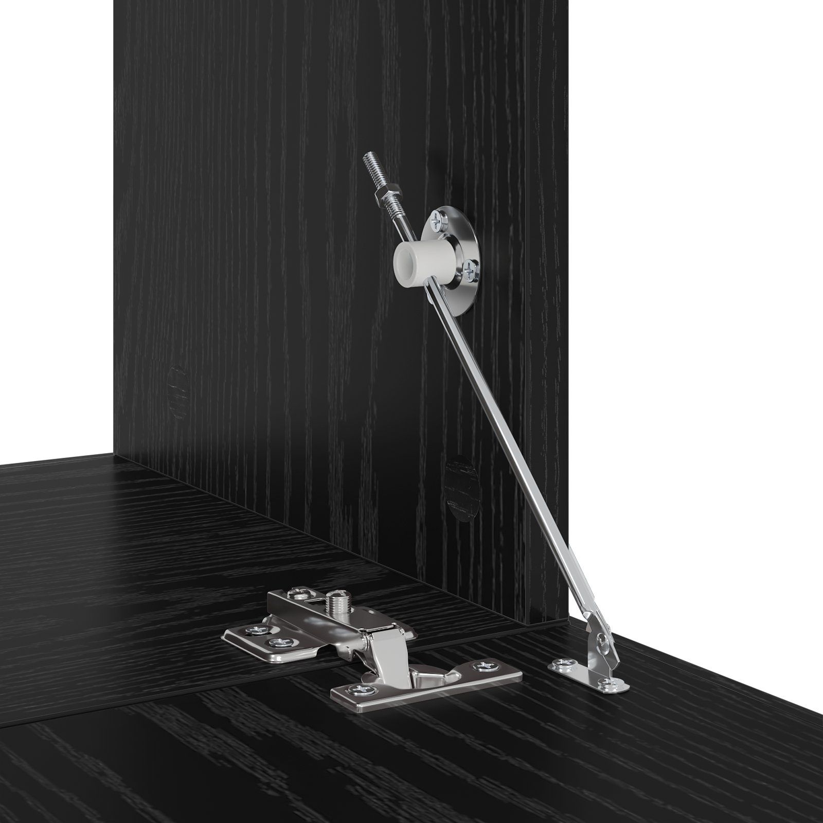 Set comodă TV cu raft 8 pcs Stejar negru 80 x 30 x 30.5 cm GartenMobel Dekor