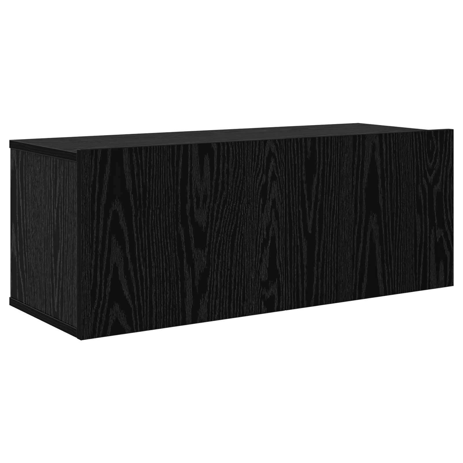 Set comodă TV cu raft cu depozitare cu ușă 5 pcs Stejar Negru GartenMobel Dekor