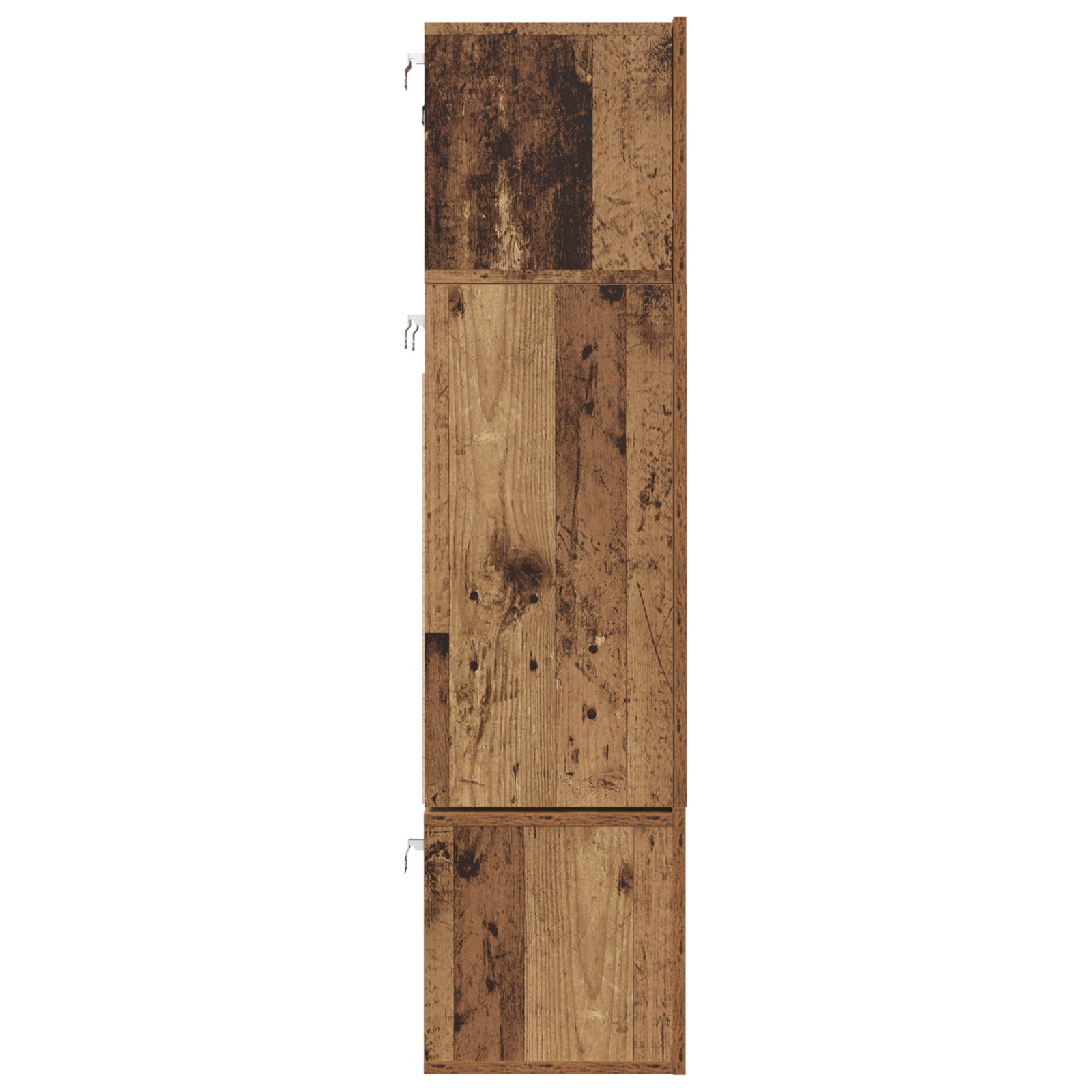 Set comodă TV cu raft cu depozitare cu ușă 6 pcs Lemn vechi 80 x 30 x 30 cm GartenMobel Dekor