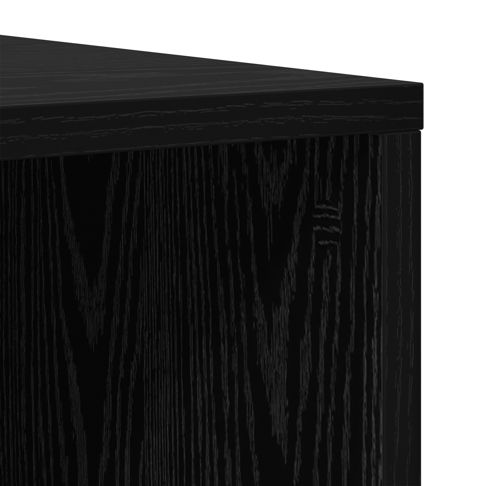 Cabinet TV 3 pcs Stejar negru 37 x 35 x 107.5 cm GartenMobel Dekor