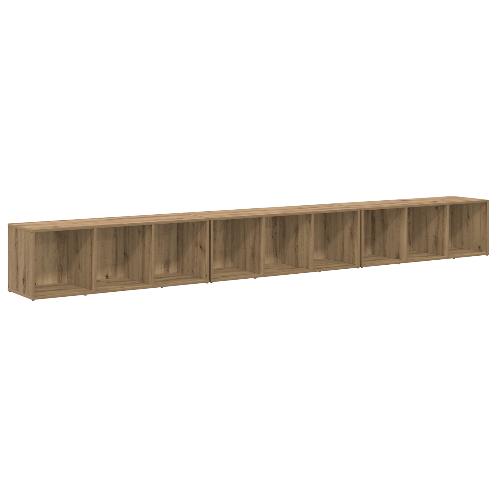 Cabinet TV 3 pcs stejar artizanal 37 x 35 x 107.5 cm GartenMobel Dekor
