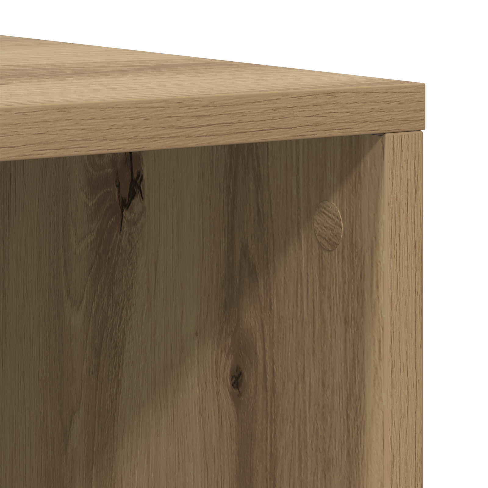 Cabinet TV cu raft 4 pcs Stejar artisanal 37 x 35 x 107.5 cm GartenMobel Dekor