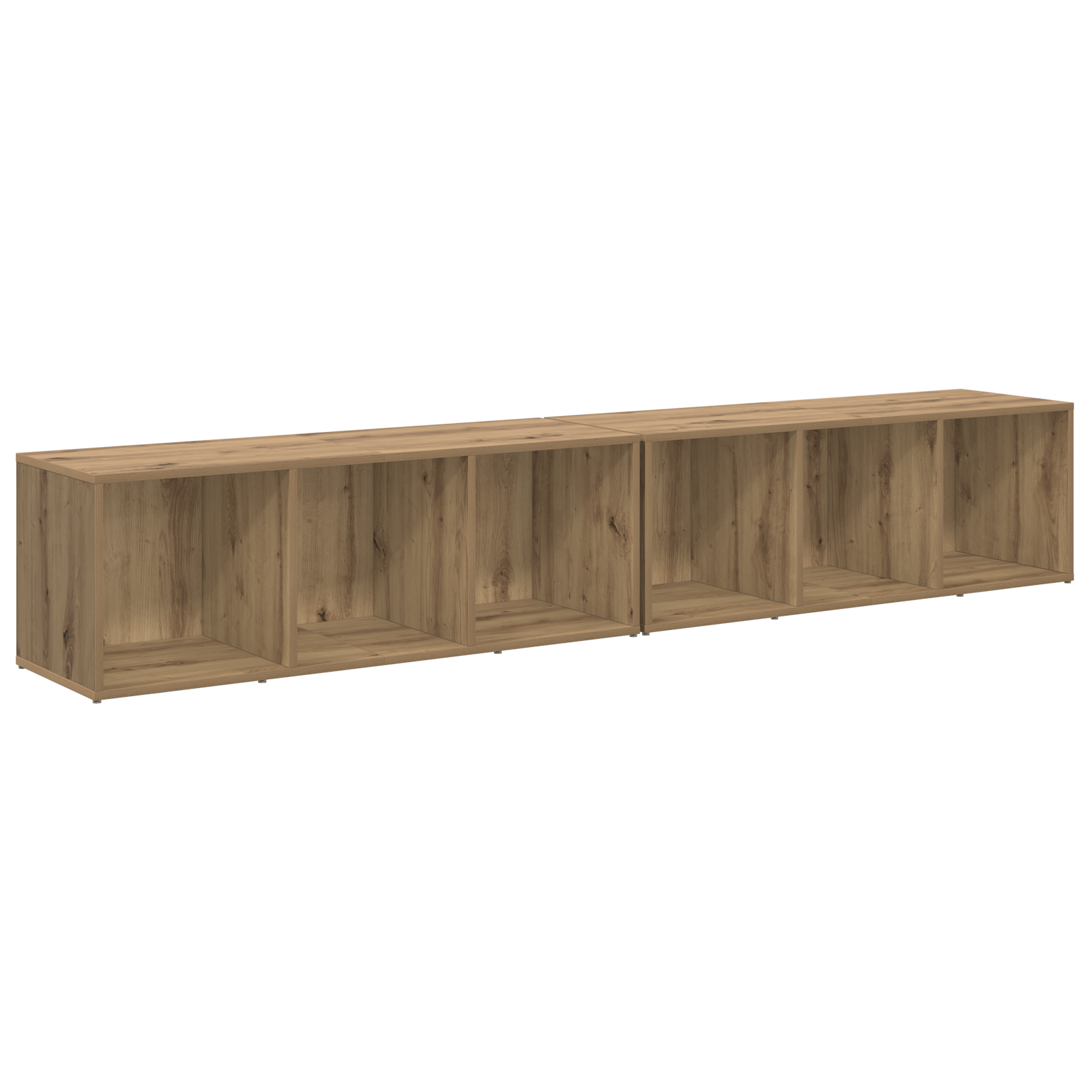 Set comodă TV 2 pcs Stejar Artizanal 37 x 35 x 107 cm GartenMobel Dekor