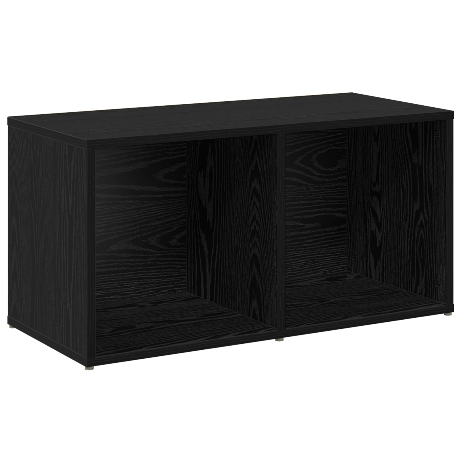 Set comodă TV 2 pcs Stejar Negru 37 x 35 x 107 cm Lemn compozit GartenMobel Dekor