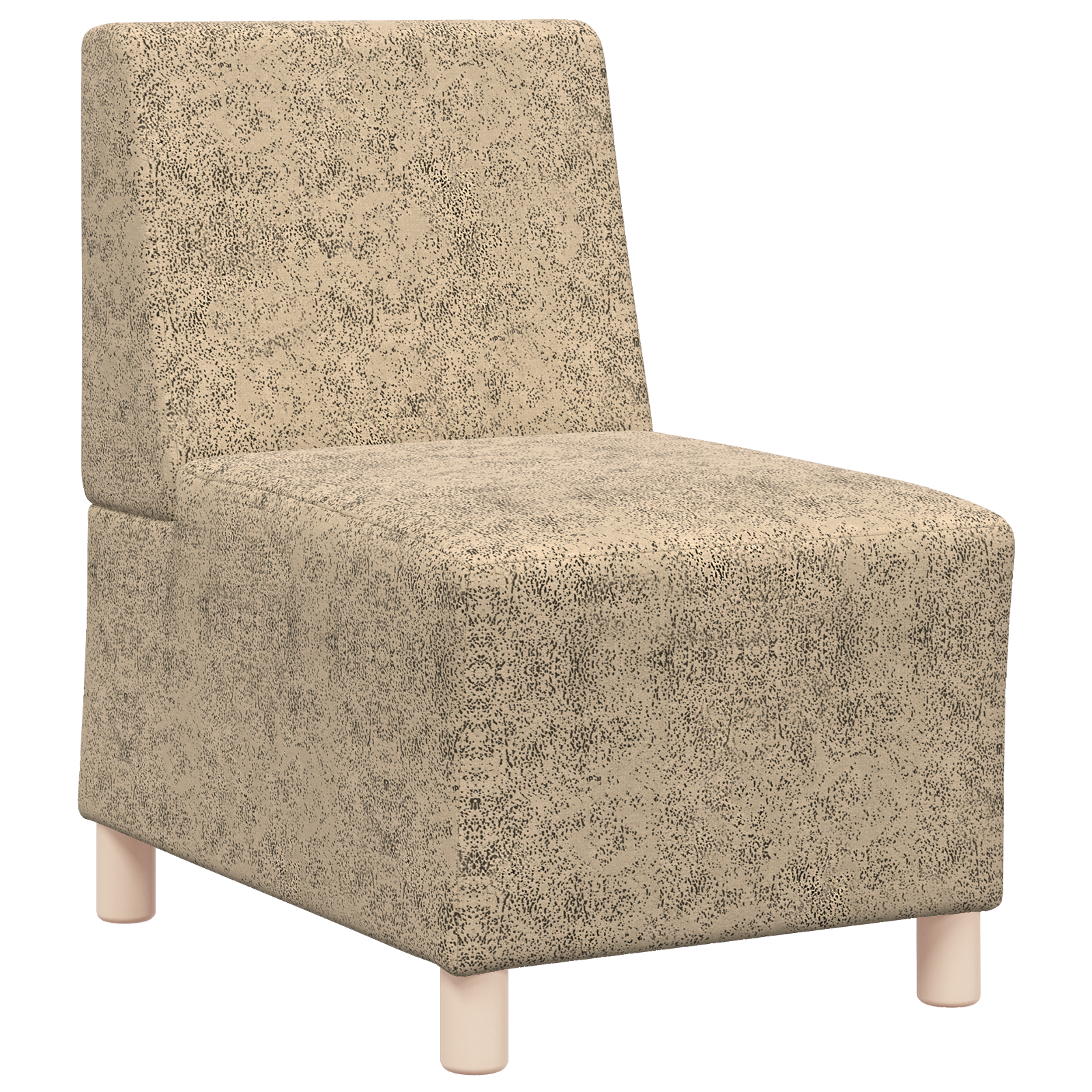 Fotoliu 2 pcs Gri deschis 55 cm Piele ecologică de suede GartenMobel Dekor