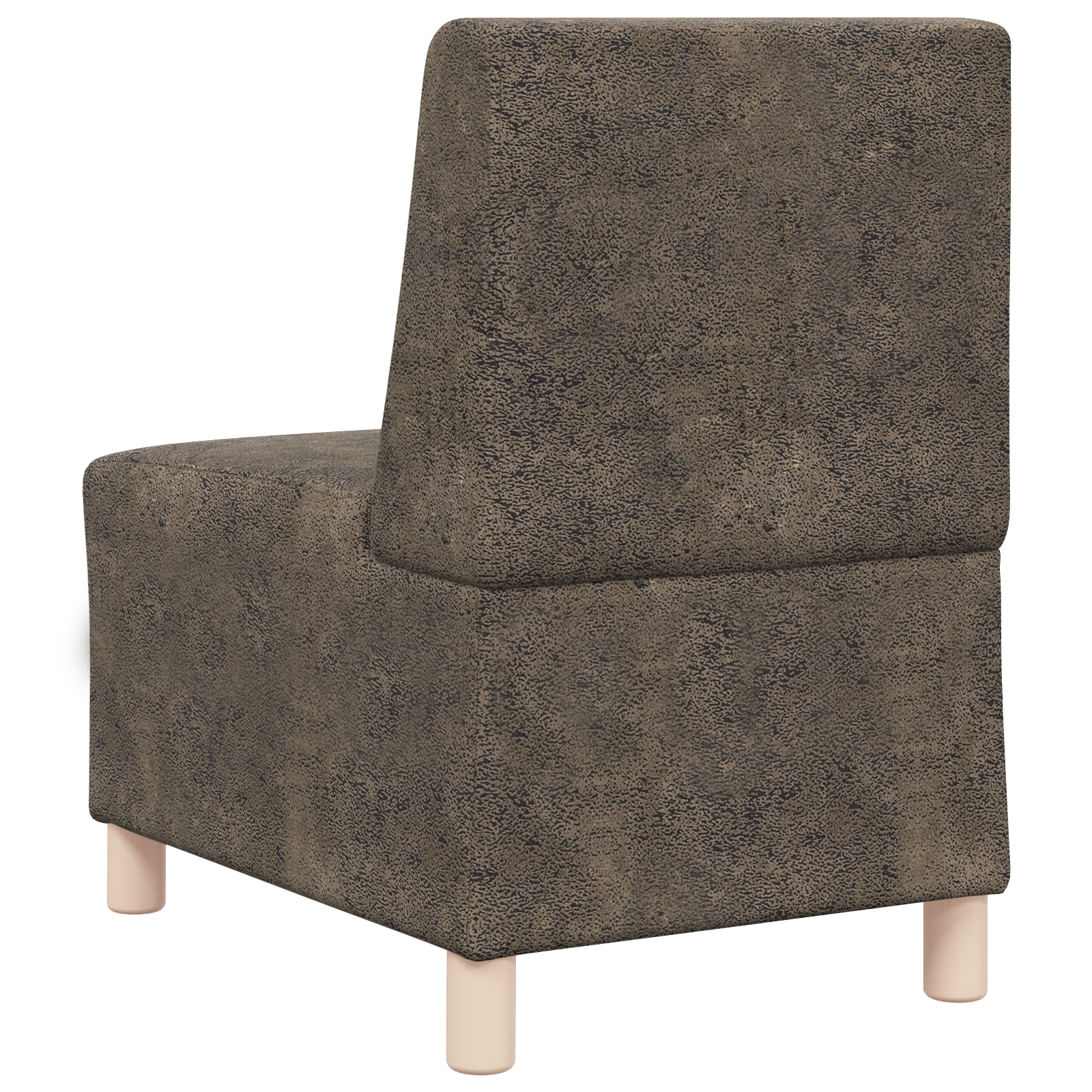 Fotoliu 2 pcs Gri închis 55 cm Piele ecologică de suede GartenMobel Dekor