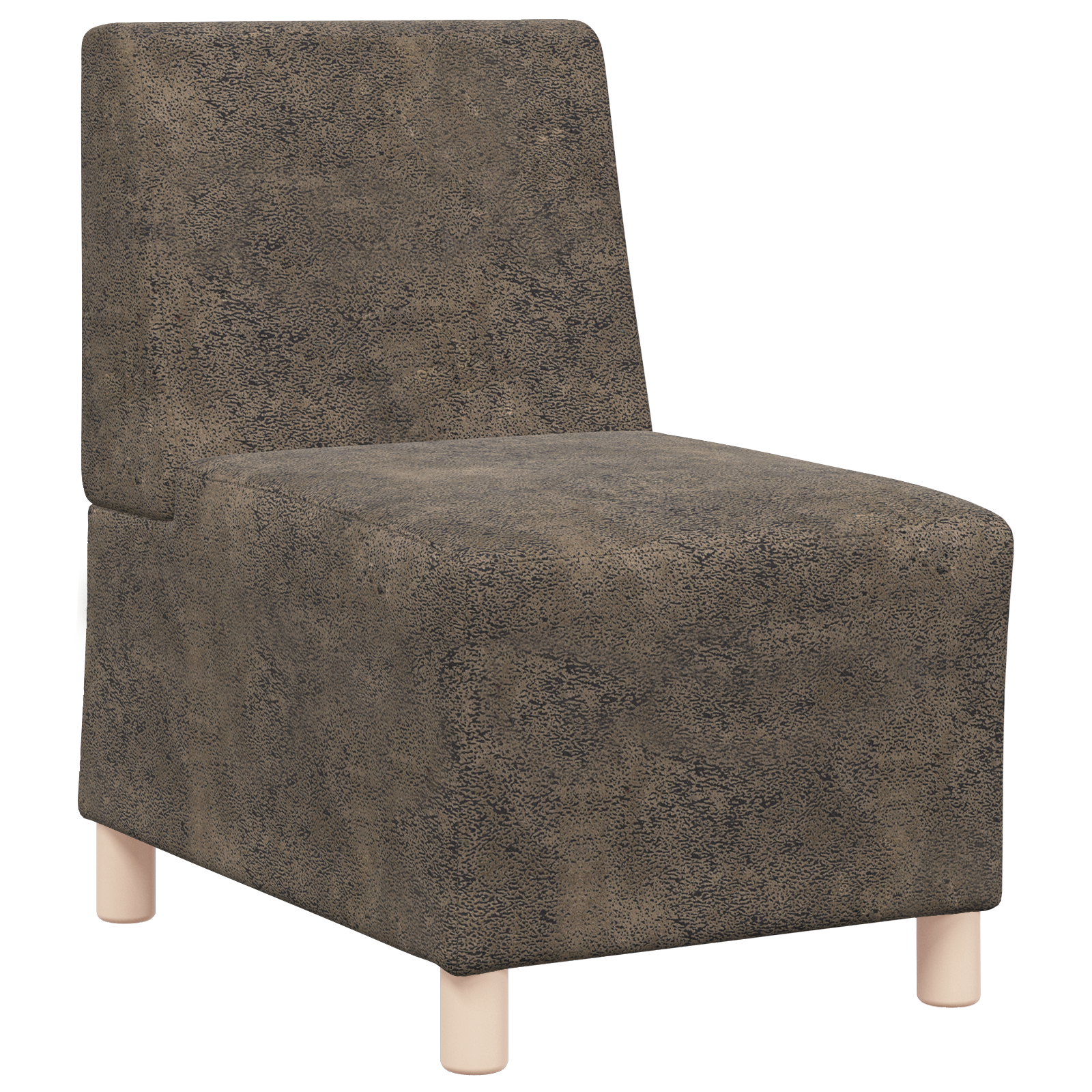 Fotoliu 2 pcs Gri închis 55 cm Piele ecologică de suede GartenMobel Dekor