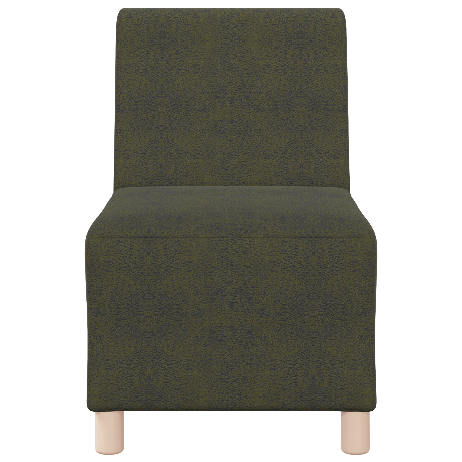 Fotoliu cu pernă 3 pcs Verde 55 cm Piele ecologică de suede GartenMobel Dekor