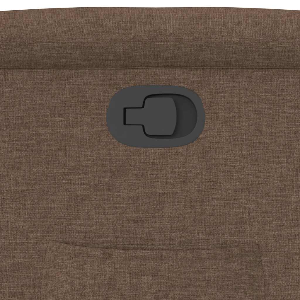 Fotoliu rabatabil, maro, material textil GartenMobel Dekor