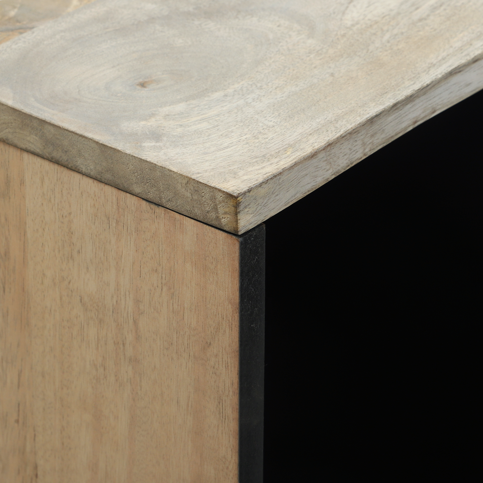 Dulapuri și suporturi pentru stocarea media Alb și negru GartenMobel Dekor