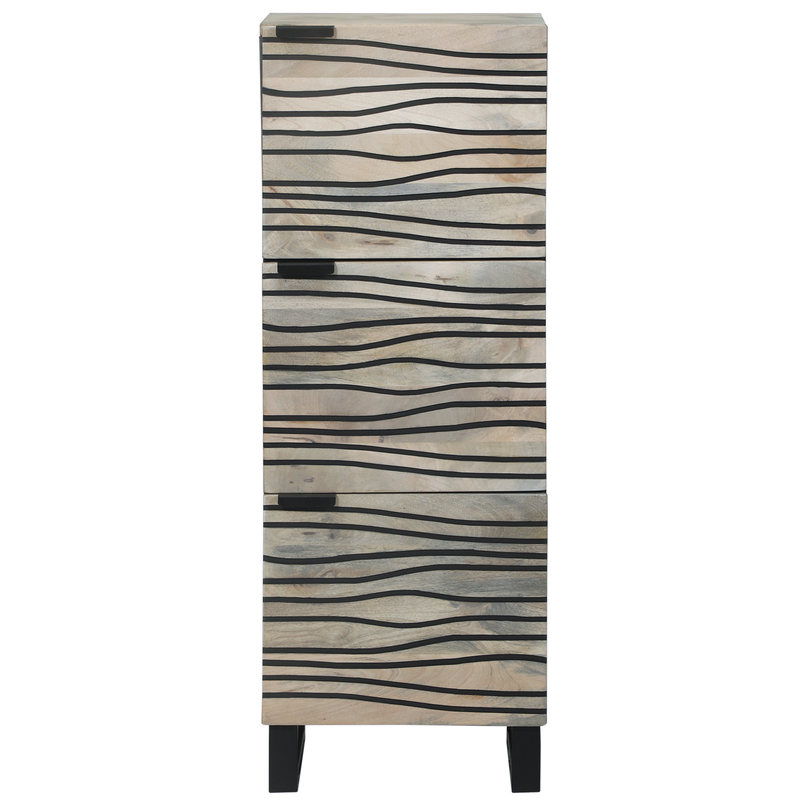 Dulapuri și suporturi pentru stocarea media Alb și negru GartenMobel Dekor