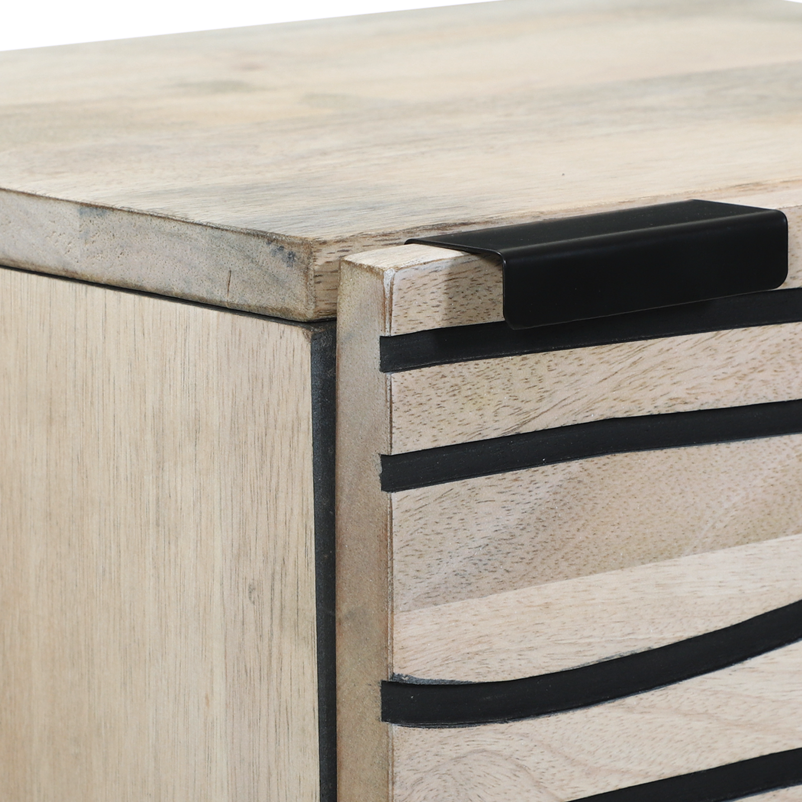 Dulapuri și suporturi pentru stocarea media Alb și negru GartenMobel Dekor