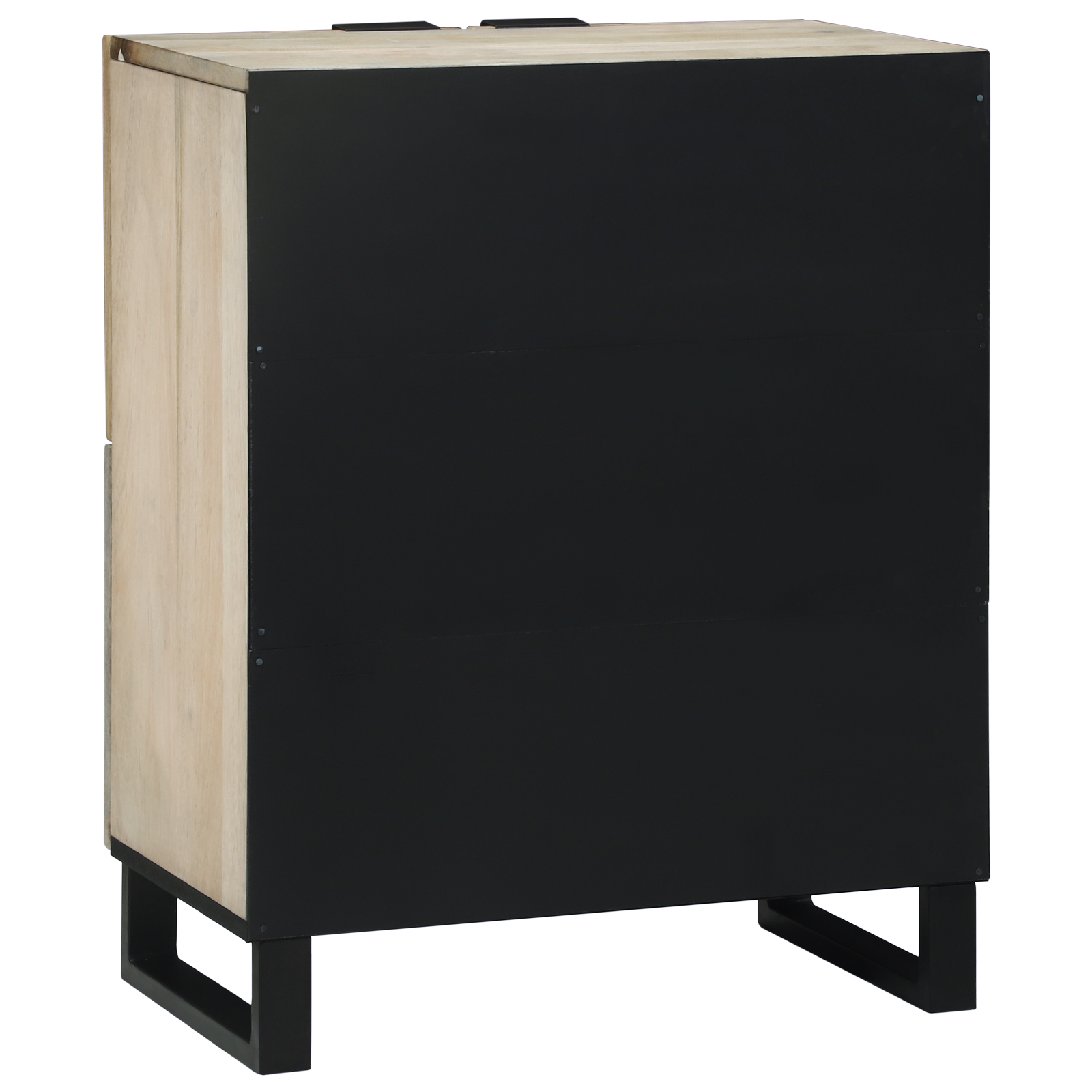 Dulapuri și suporturi pentru stocarea media Alb și negru GartenMobel Dekor