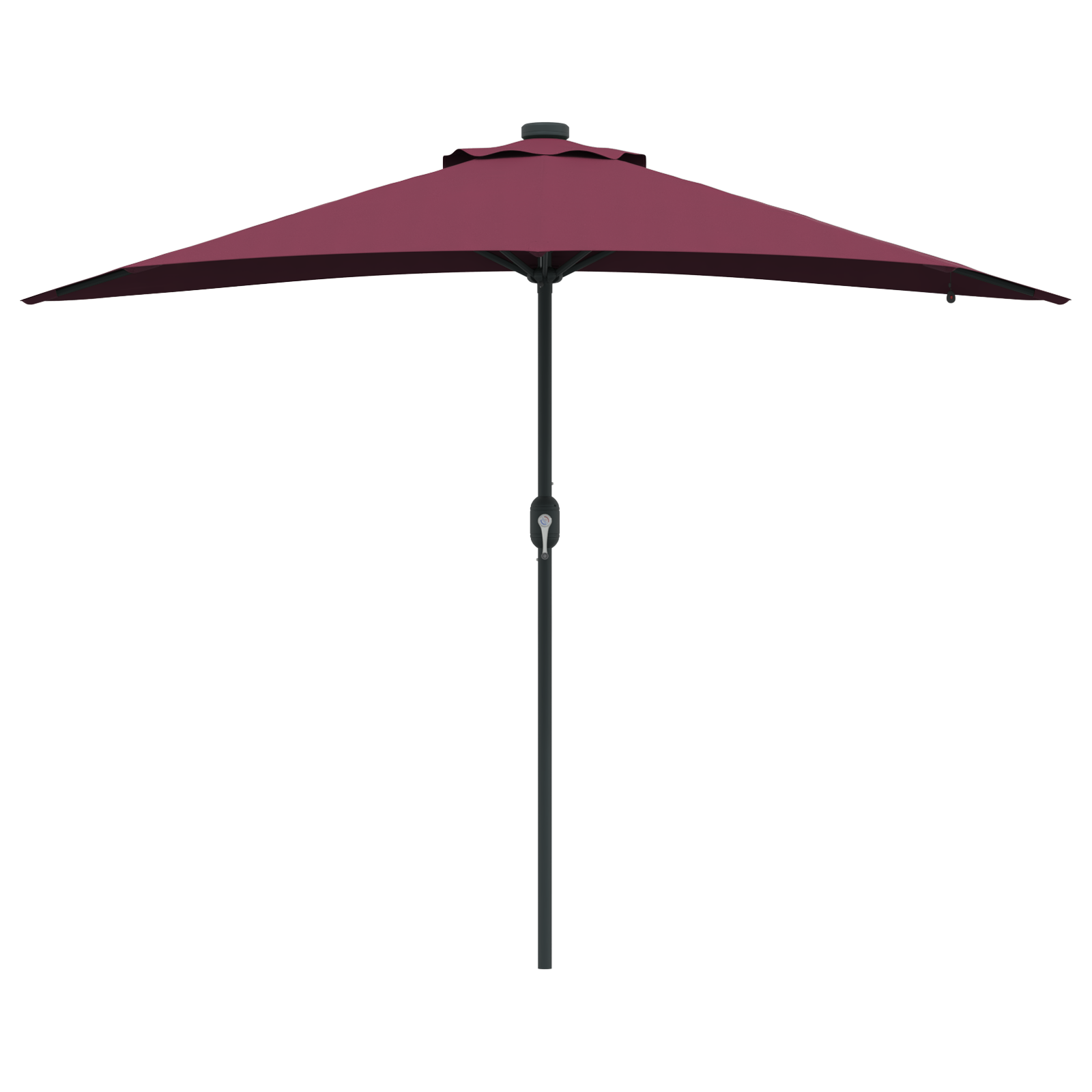 Parasol de Grădină Roșu bordo 294 x 150 x 223 cm țesătură GartenMobel Dekor