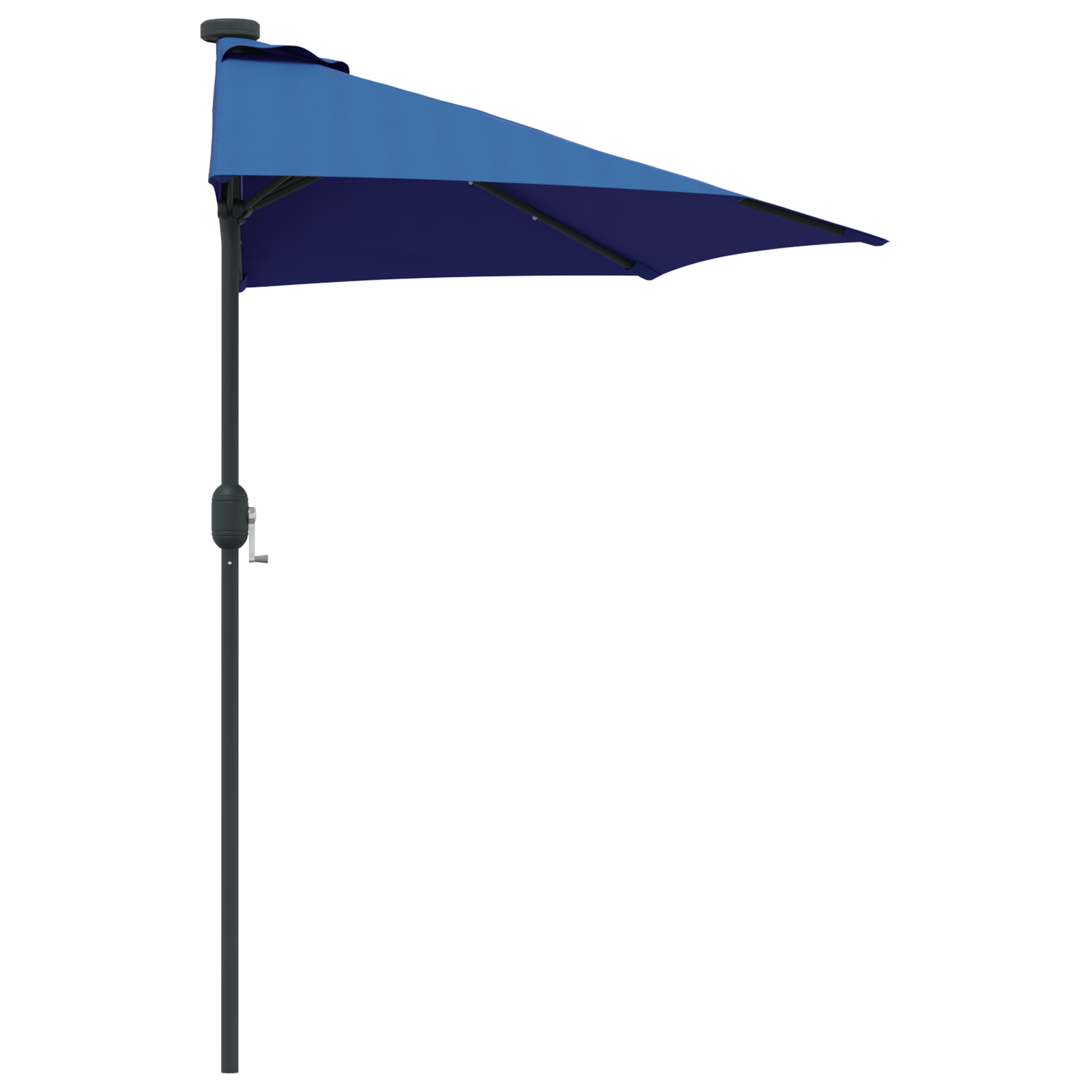 Parasol de Grădină albastru 294 x 150 x 223 cm țesătură GartenMobel Dekor