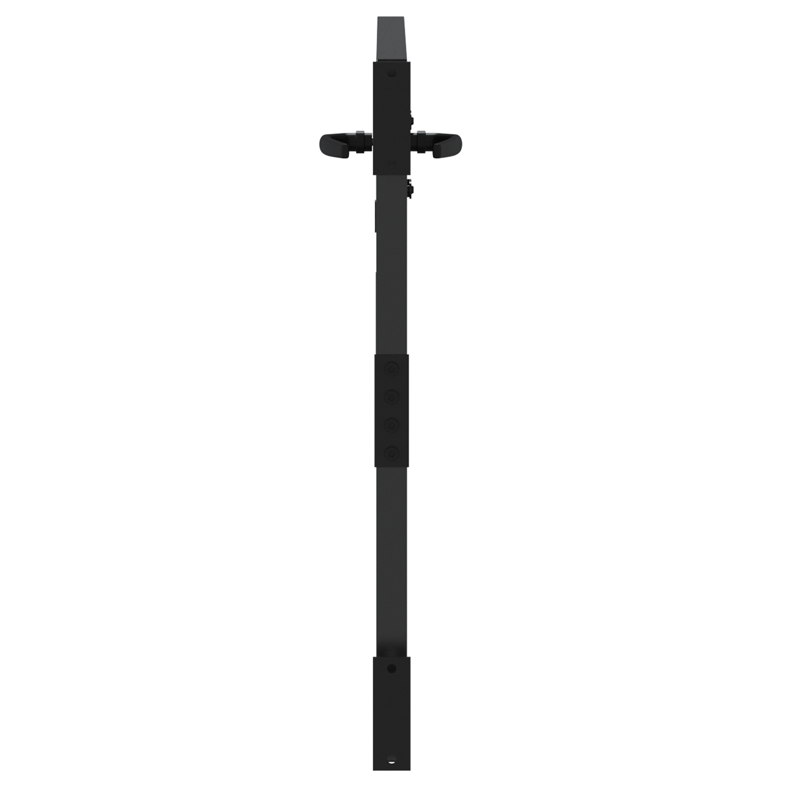 Poartă de grădină Negru 105 x 100 cm Oțel vopsit în pulbere GartenMobel Dekor