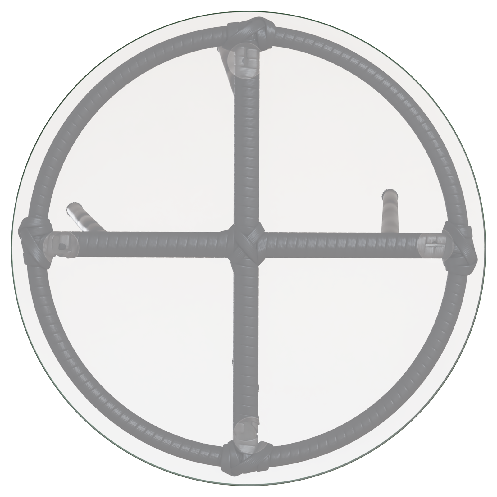 Set de masă pentru grădină cu pernă 3 pcs Negru, Antracit GartenMobel Dekor