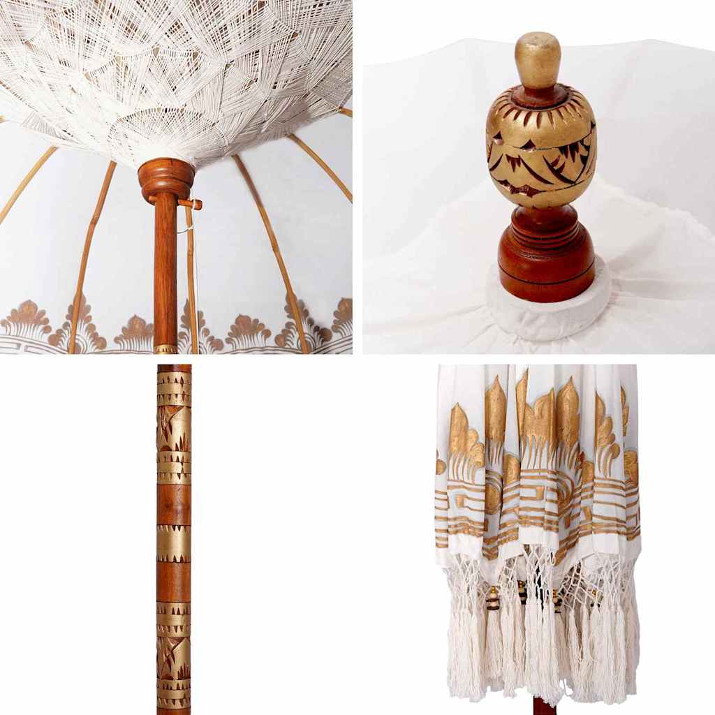 Umbrelă de soare Manual Crem 180-190 cm GartenMobel Dekor