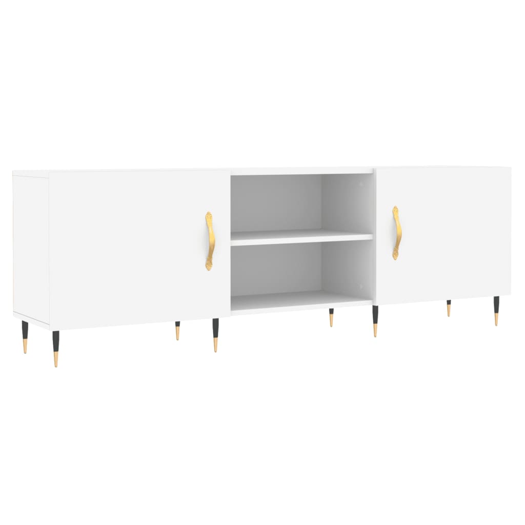 Comodă TV, alb, 150x30x50 cm, lemn compozit GartenMobel Dekor