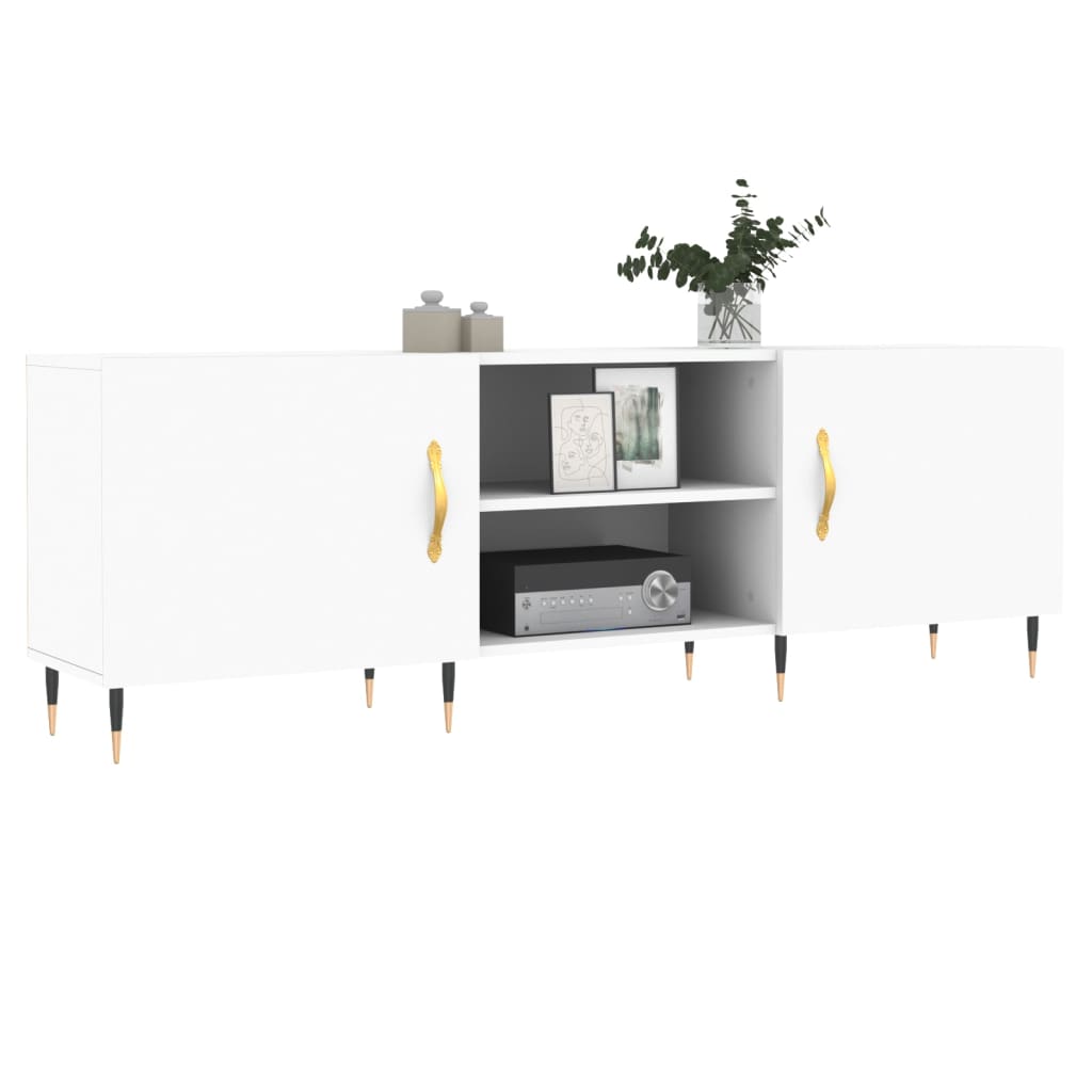 Comodă TV, alb, 150x30x50 cm, lemn compozit GartenMobel Dekor