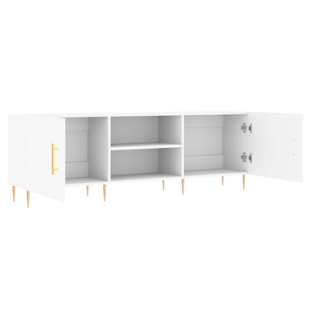 Comodă TV, alb, 150x30x50 cm, lemn compozit GartenMobel Dekor