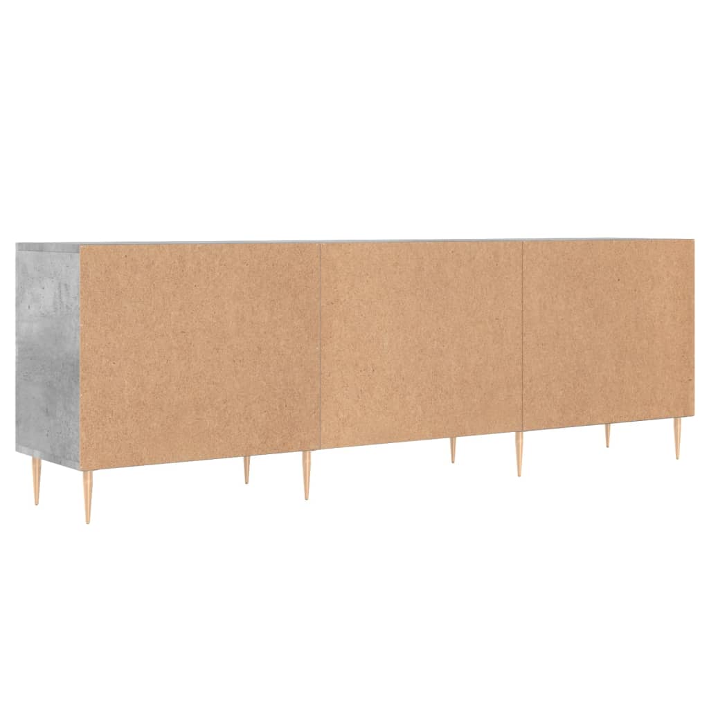 Comodă TV, gri beton, 150x30x50 cm, lemn compozit GartenMobel Dekor