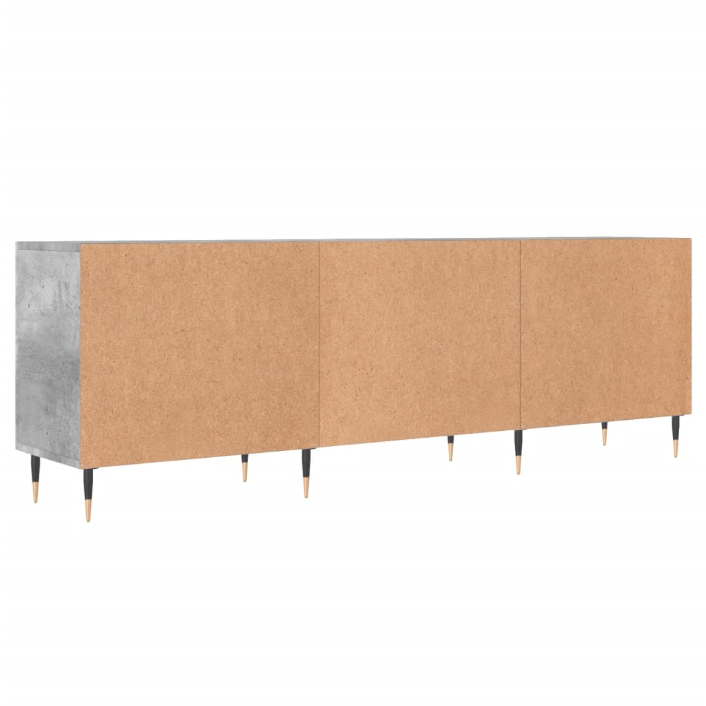 Comodă TV, gri beton, 150x30x50 cm, lemn compozit GartenMobel Dekor