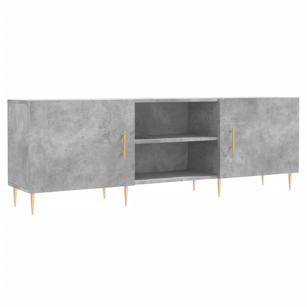 Comodă TV, gri beton, 150x30x50 cm, lemn compozit GartenMobel Dekor