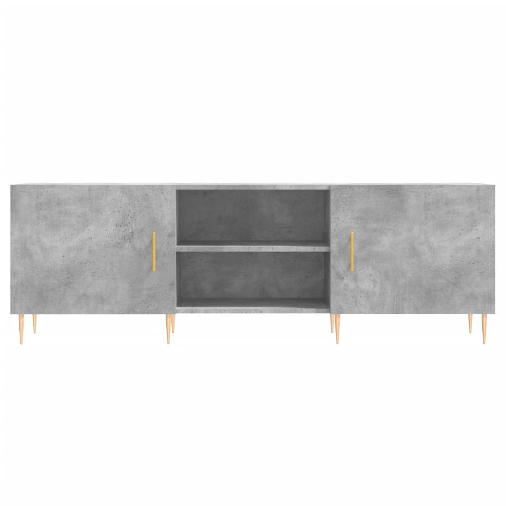 Comodă TV, gri beton, 150x30x50 cm, lemn compozit GartenMobel Dekor