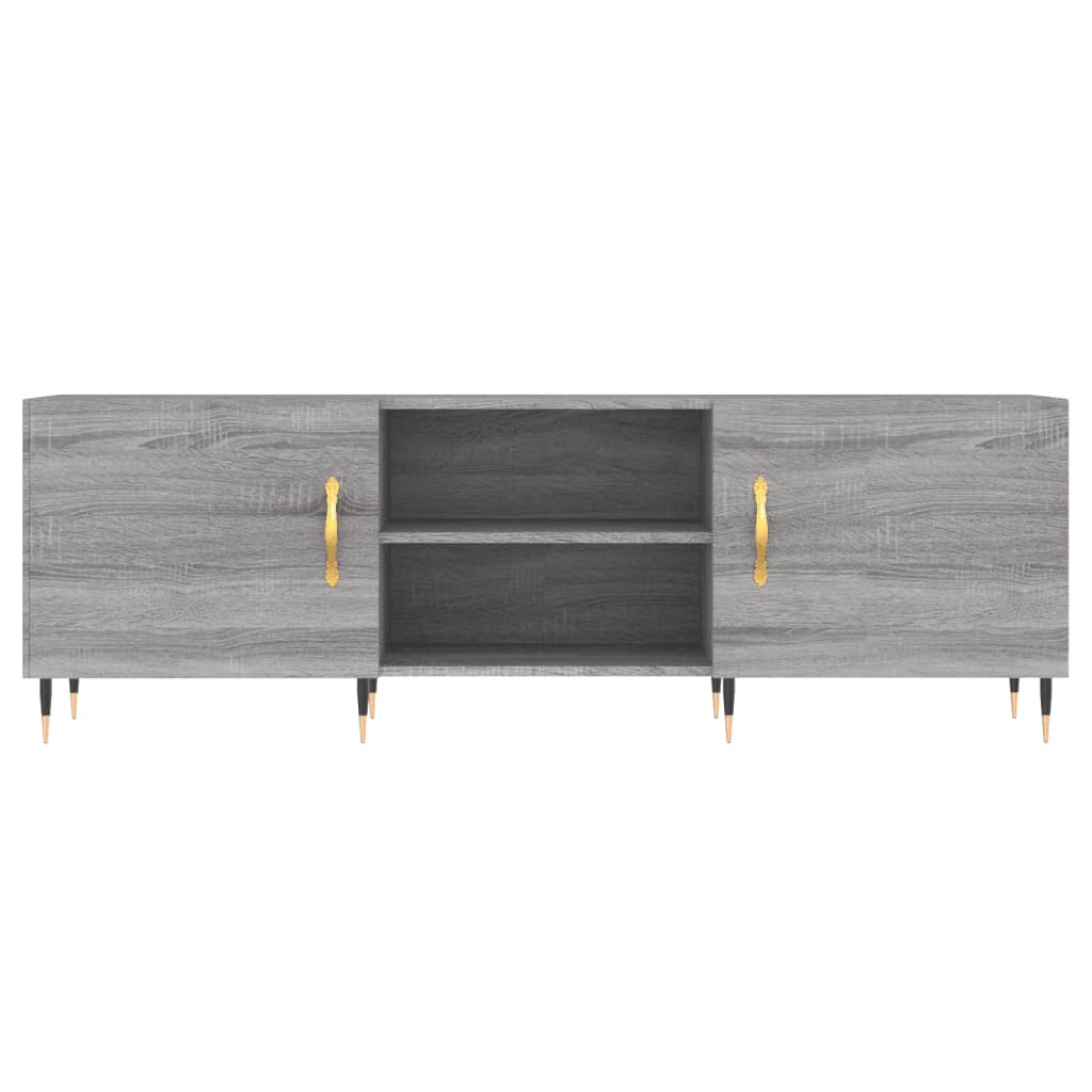 Comodă TV, gri sonoma, 150x30x50 cm, lemn compozit GartenMobel Dekor