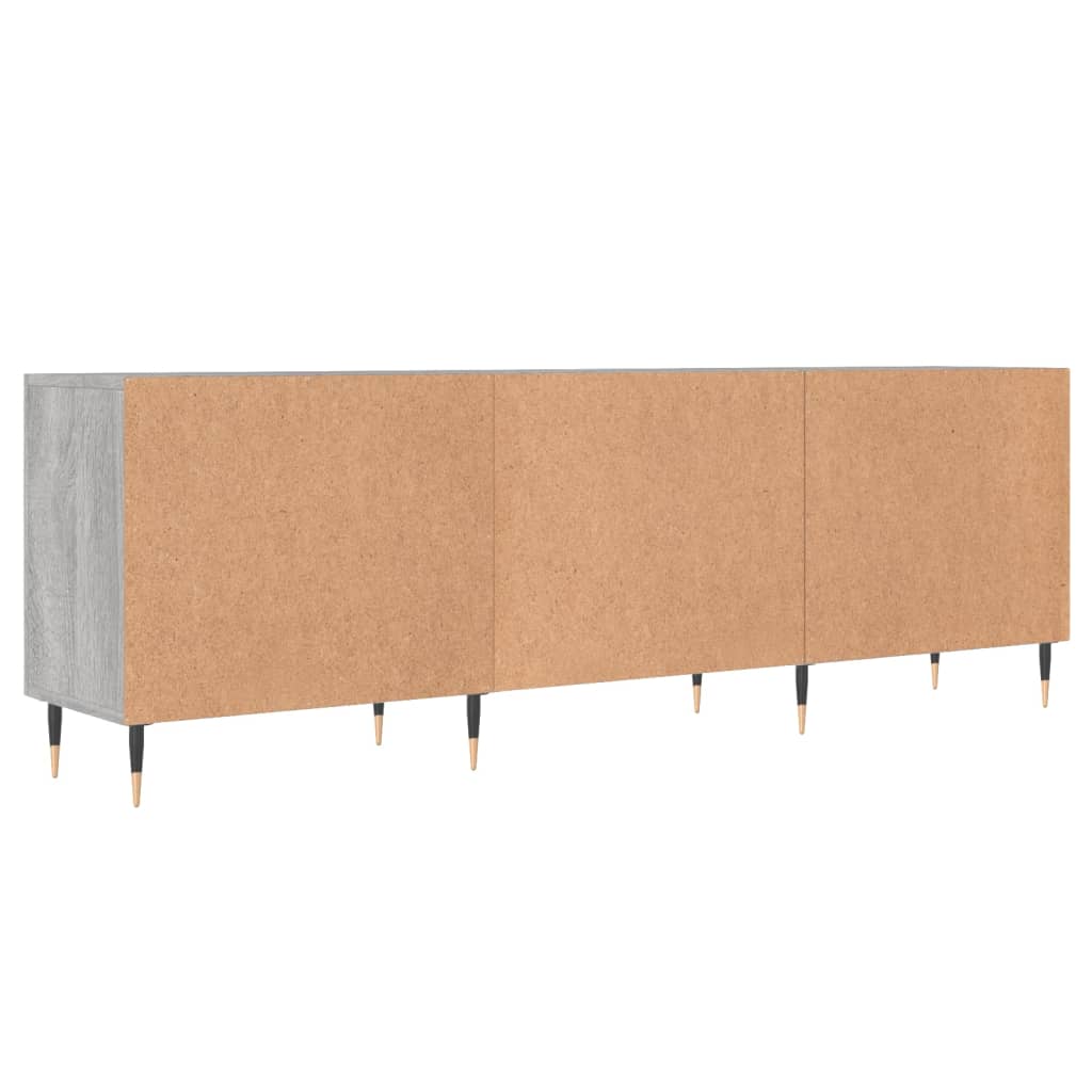 Comodă TV, gri sonoma, 150x30x50 cm, lemn compozit GartenMobel Dekor