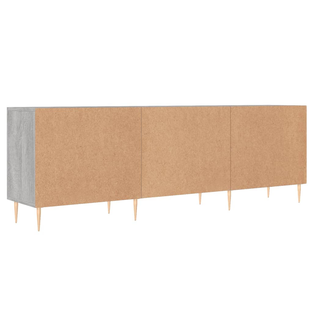 Comodă TV, gri sonoma, 150x30x50 cm, lemn compozit GartenMobel Dekor
