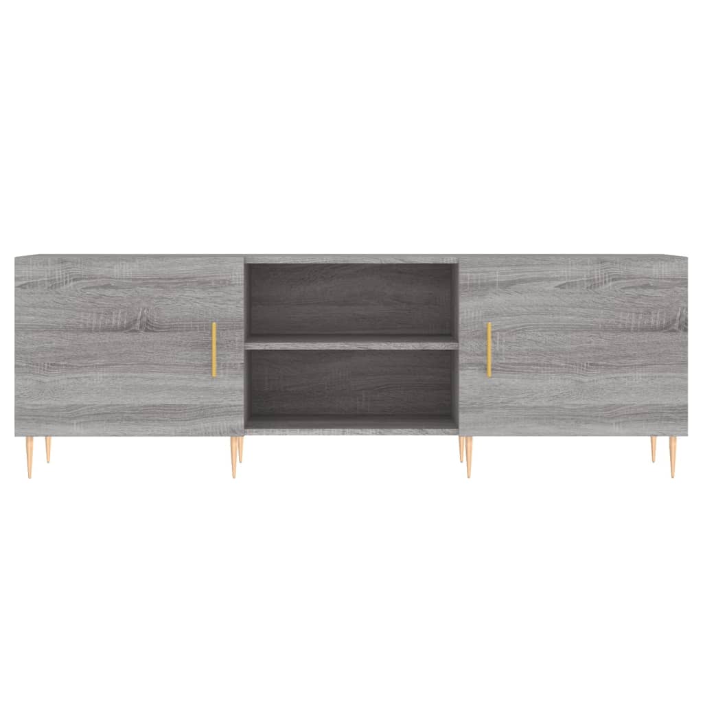 Comodă TV, gri sonoma, 150x30x50 cm, lemn compozit GartenMobel Dekor