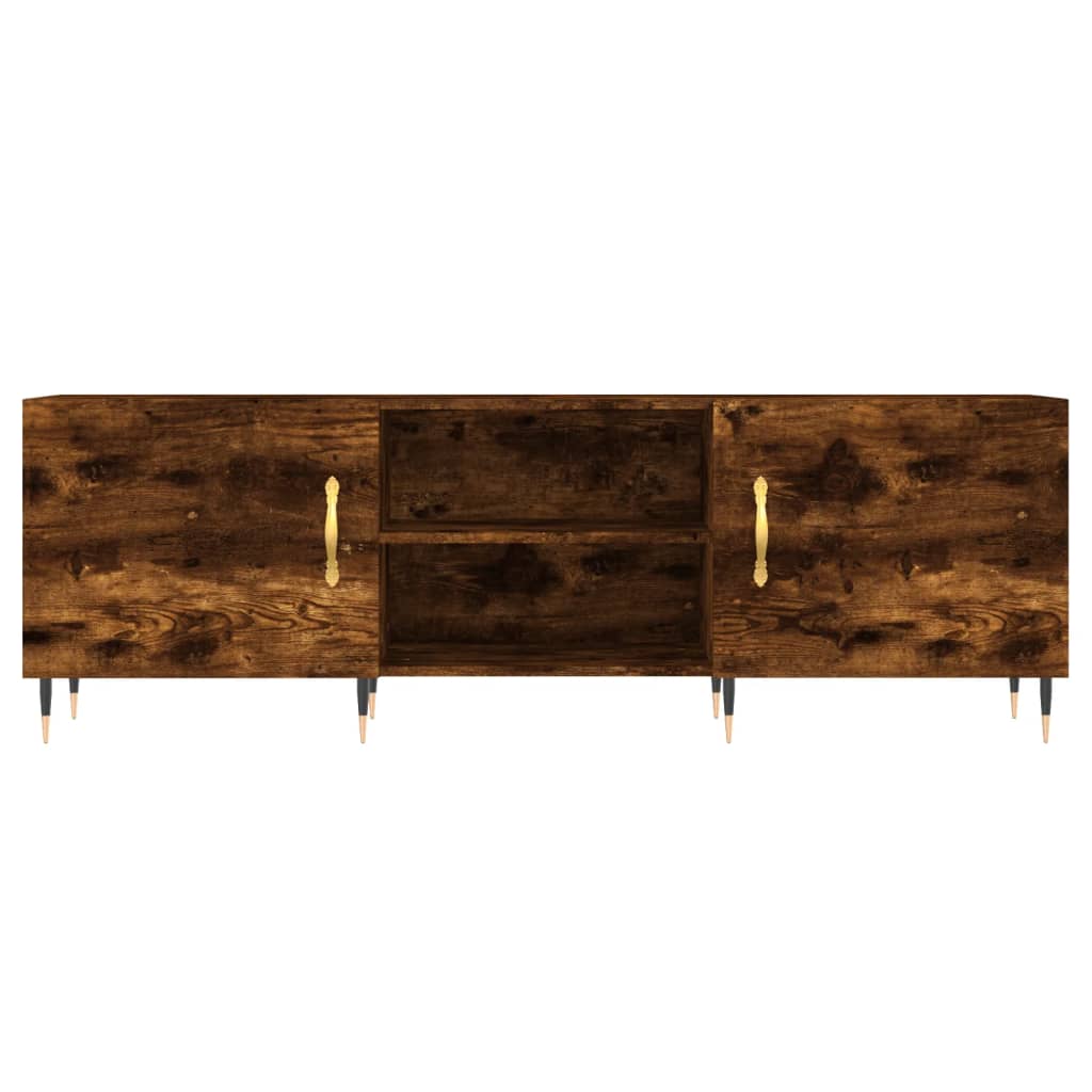 Comodă TV, stejar fumuriu, 150x30x50 cm, lemn compozit GartenMobel Dekor