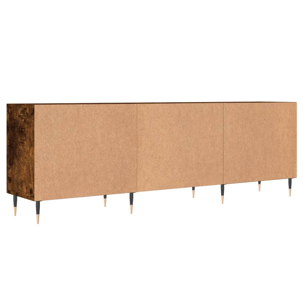 Comodă TV, stejar fumuriu, 150x30x50 cm, lemn compozit GartenMobel Dekor
