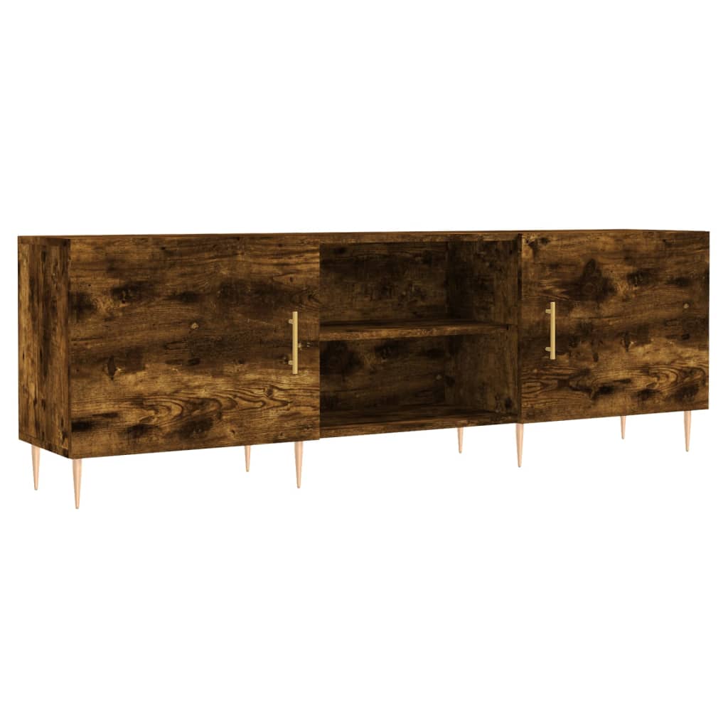 Comodă TV, stejar fumuriu, 150x30x50 cm, lemn compozit GartenMobel Dekor