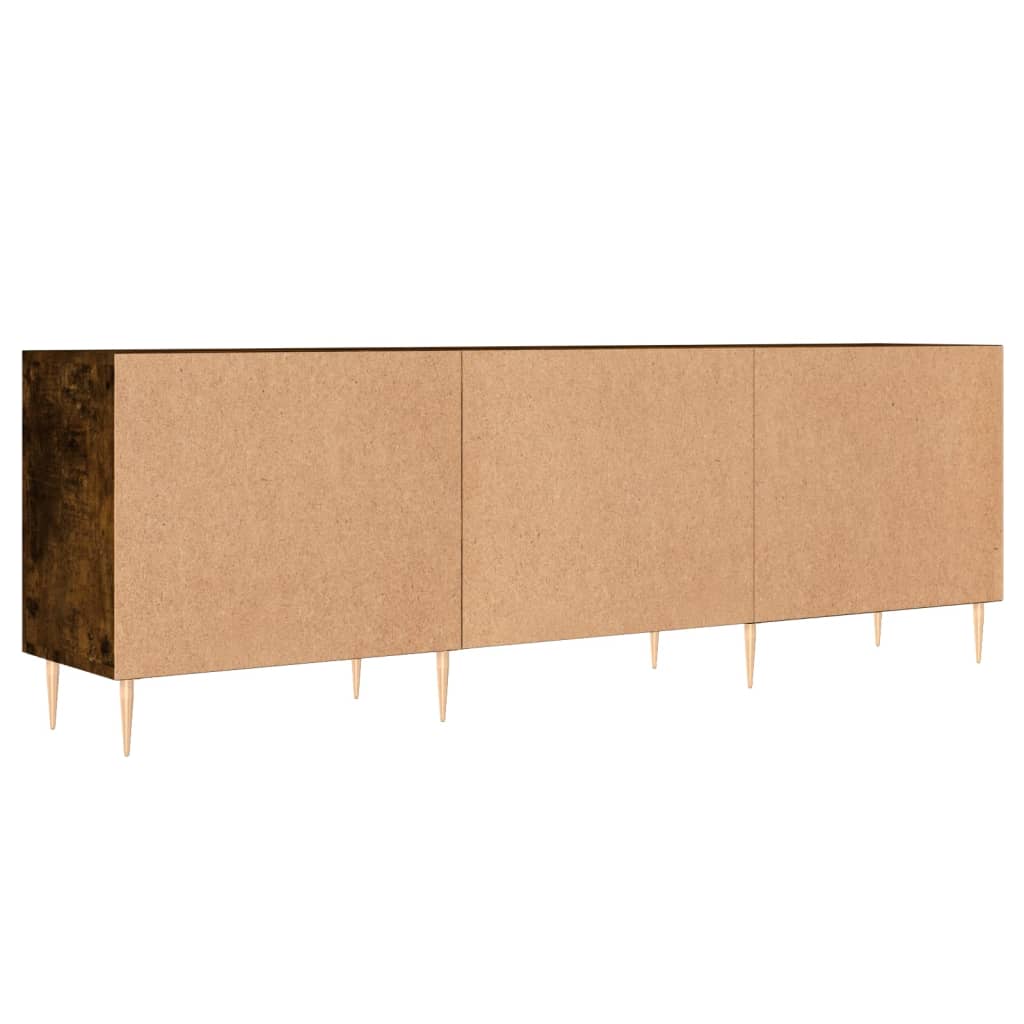 Comodă TV, stejar fumuriu, 150x30x50 cm, lemn compozit GartenMobel Dekor