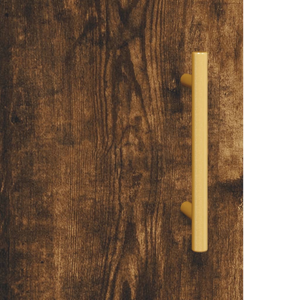 Comodă TV, stejar fumuriu, 150x30x50 cm, lemn compozit GartenMobel Dekor