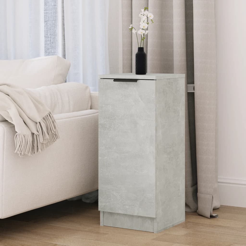 Dulap, gri beton, 30x30x70 cm, lemn compozit GartenMobel Dekor