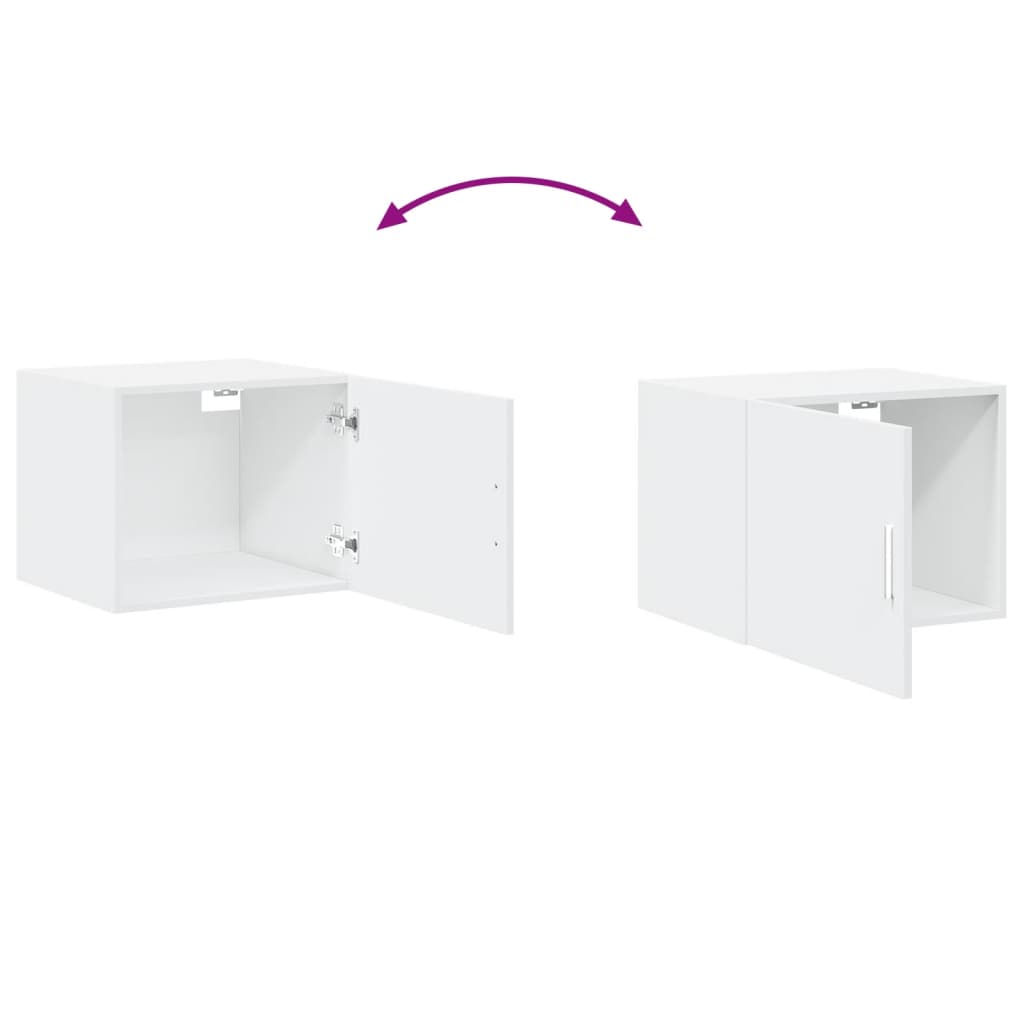 Dulap de perete, alb, 50x42,5x40 cm, lemn compozit GartenMobel Dekor