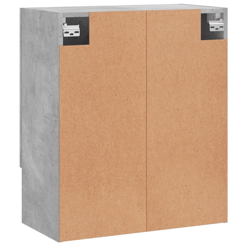 Dulap de perete, gri beton, 60x31x70 cm, lemn compozit GartenMobel Dekor