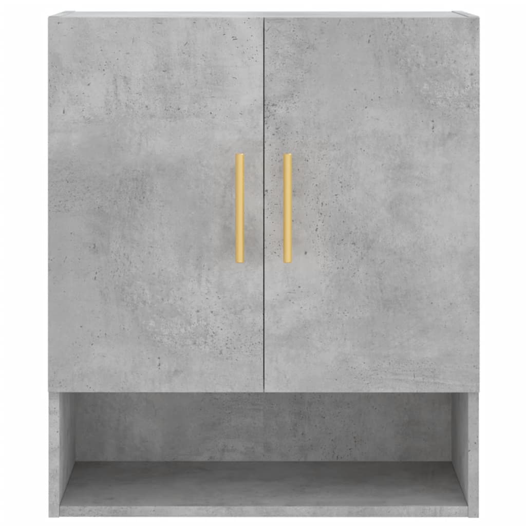 Dulap de perete, gri beton, 60x31x70 cm, lemn compozit GartenMobel Dekor