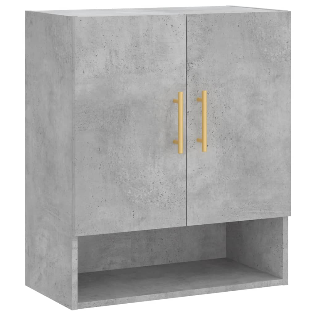 Dulap de perete, gri beton, 60x31x70 cm, lemn compozit GartenMobel Dekor