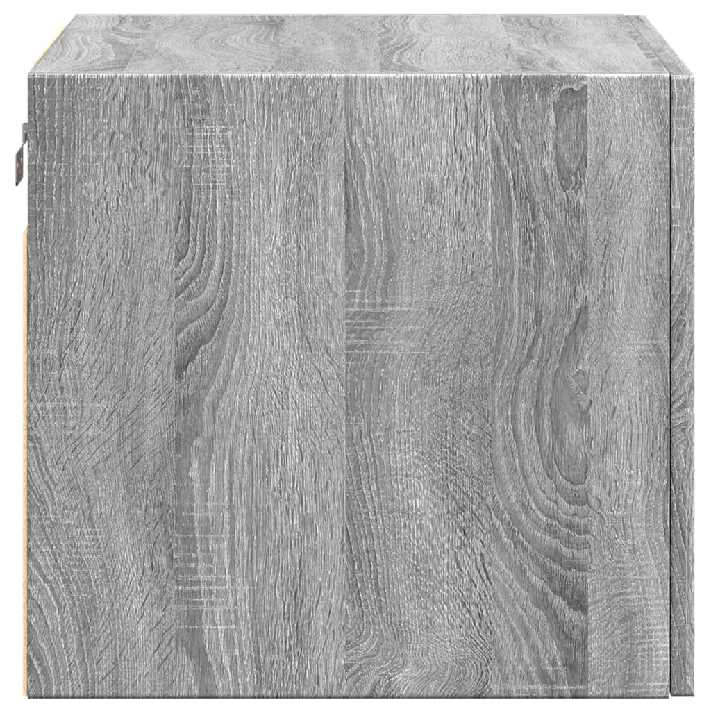 Dulap de perete, gri sonoma, 50x42,5x40 cm, lemn prelucrat GartenMobel Dekor